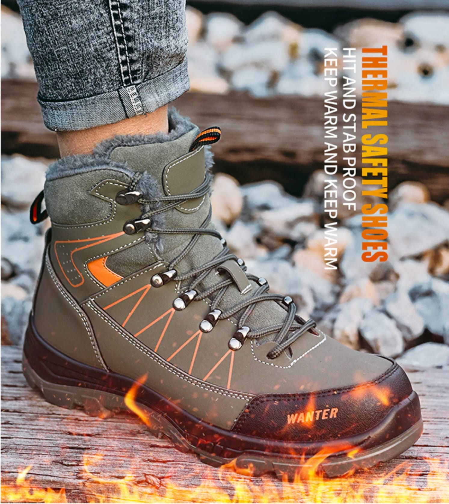 Fire Resistant Protective Shoes